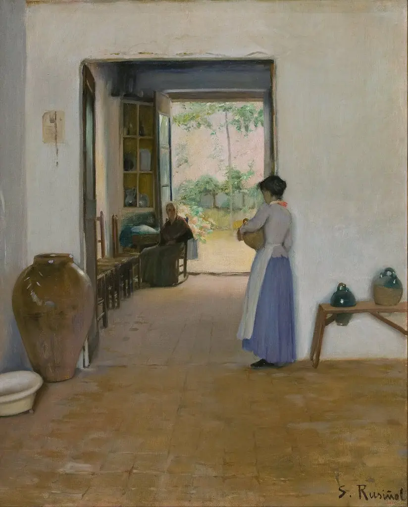 Sitges Interior, by Santiago Rusiñol i Prats