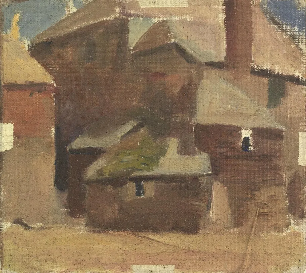 House, by Sarah A. Doidge, oil, 1896