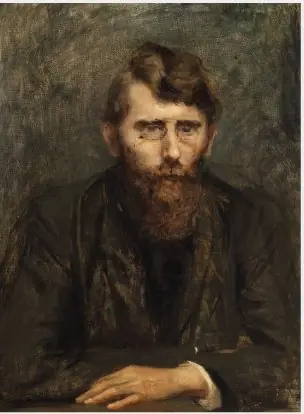 Portrait of George W. Russell (AE) (1867-1935), Poet, Artist and Economist, by Sarah Purser