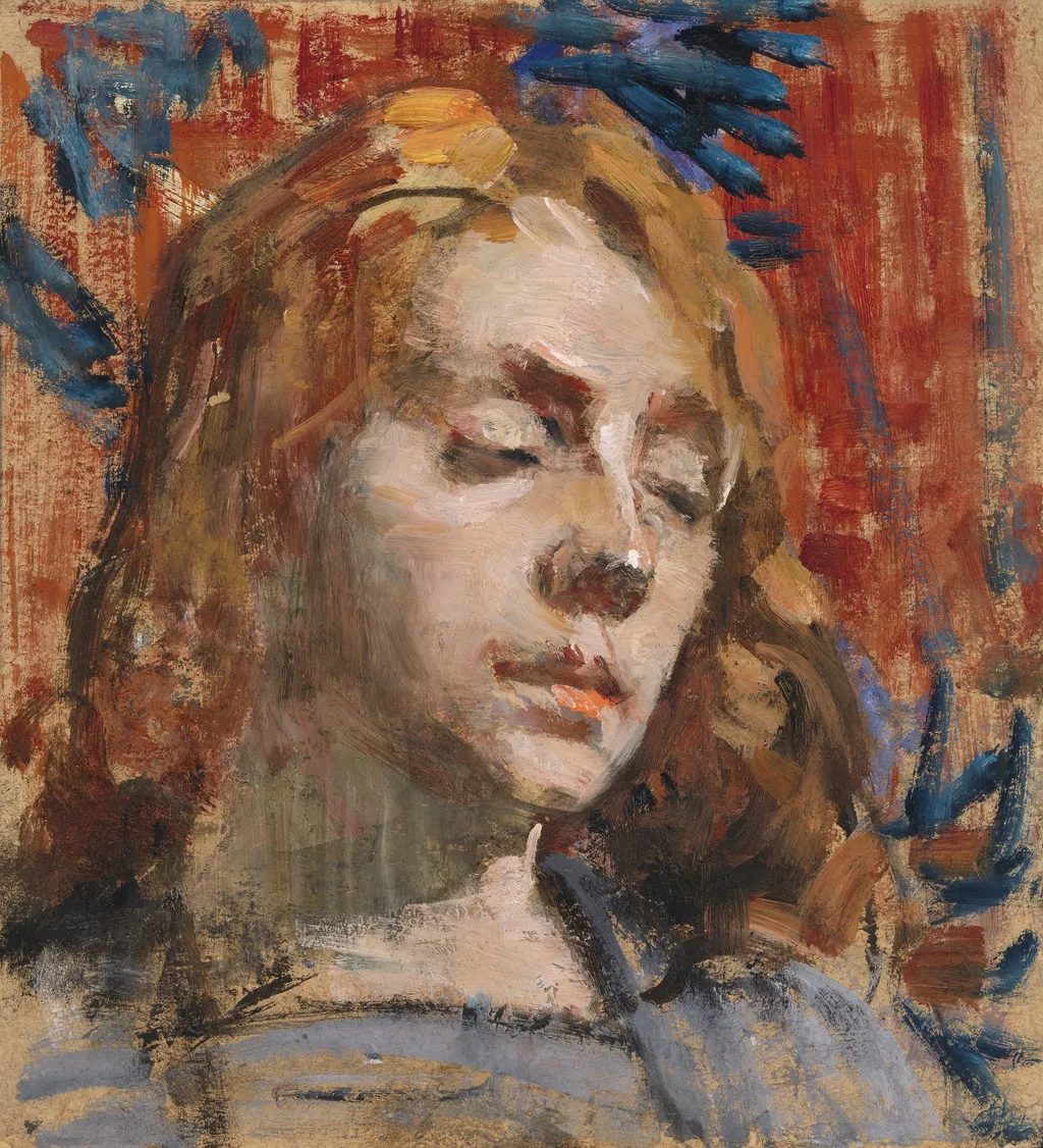 Portrait of Kathleen Behan, by Sarah Purser, unspecified, 1898