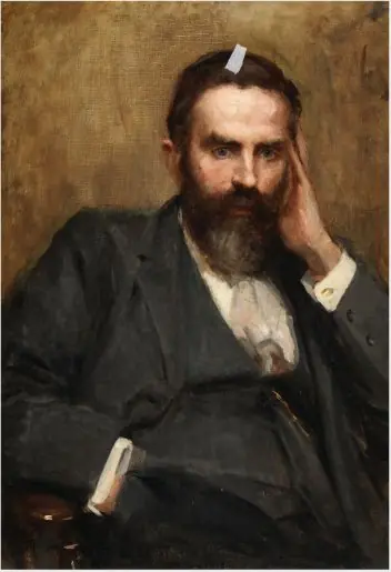 Portrait of T.W. Russell, Vice-President, Department of Agriculture and Technical Instruction, by Sarah Purser