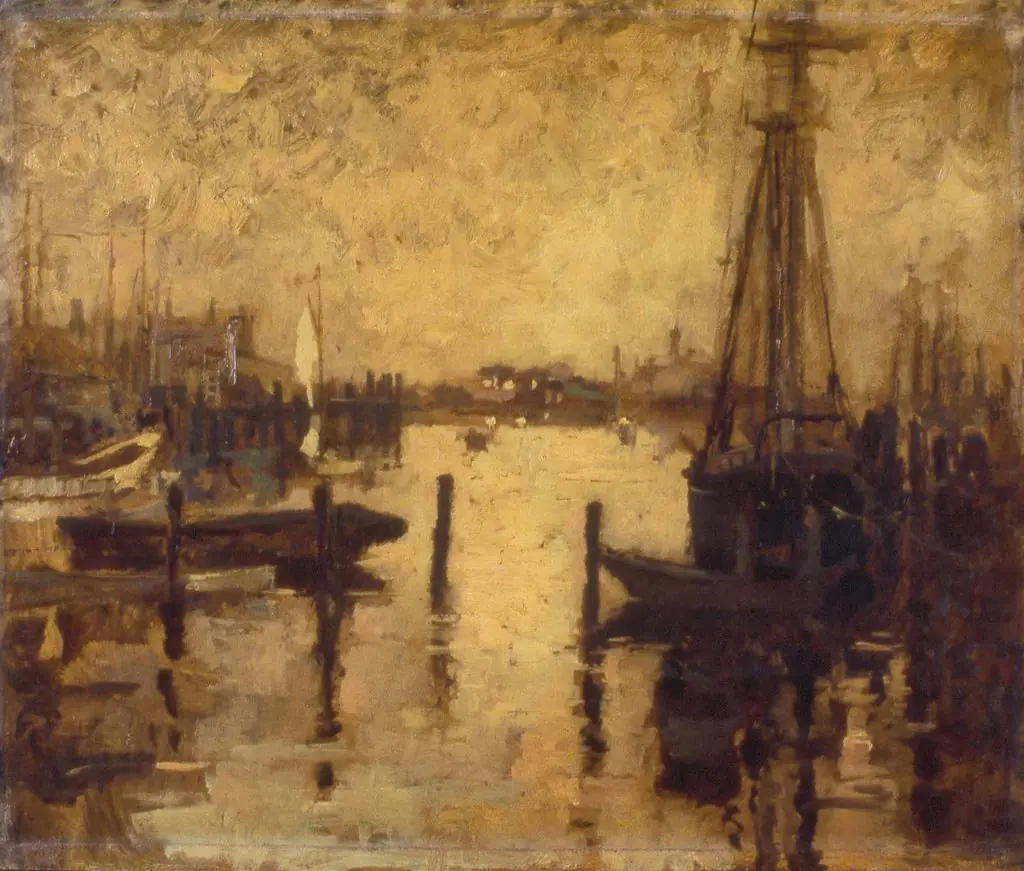 Gloucester Harbor, by Sarah W. Whitman