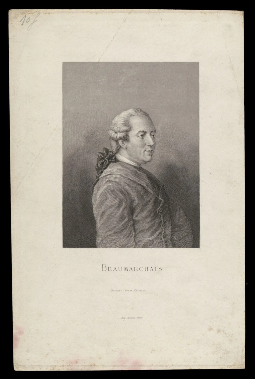 H Beard Print Collection, by Sarazin, 1850