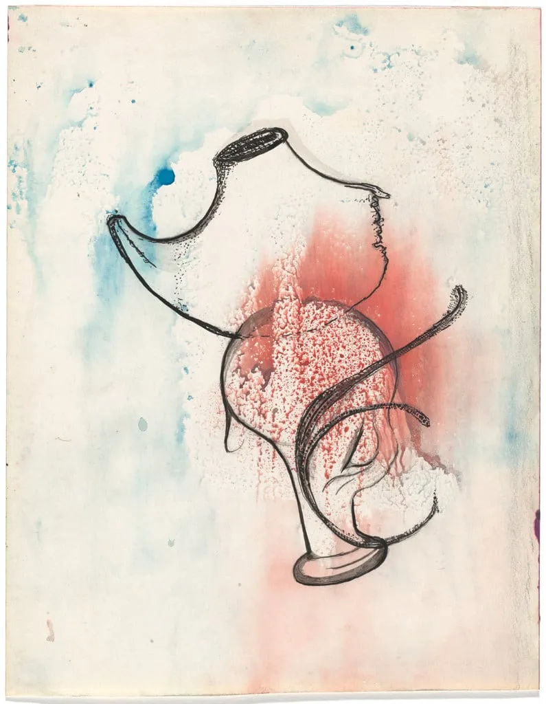 Untitled, by Sari Dienes, watercolor, 1944