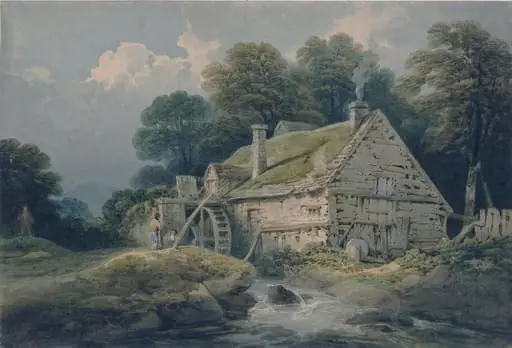 Old Mill, near Dolgelly, by Sasse