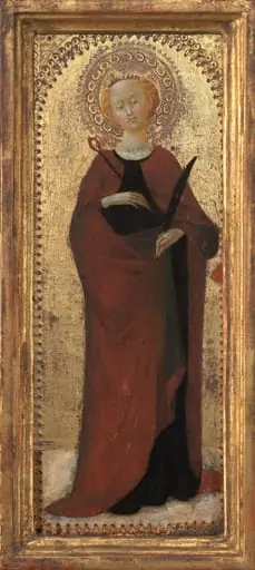Saint Apollonia, by Sassetta