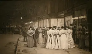 Saturday Night in August -- Eighth Avenue, by William Anderson Coffin
