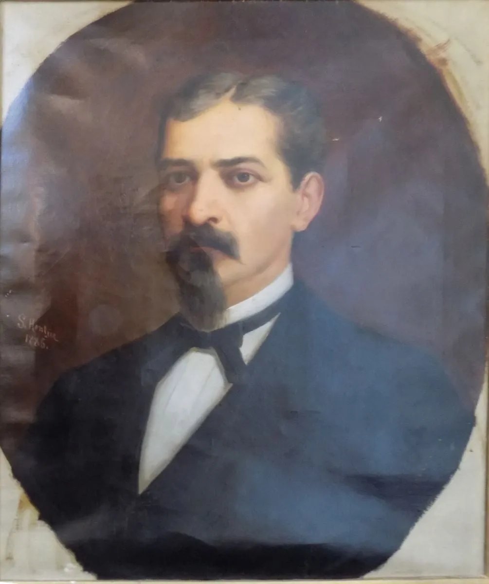 Bărbat cu barbă, by Sava Henția, 1886
