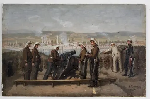 Baterie la Calafat, by Sava Henția