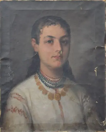 Fată cu salbă, by Sava Henția