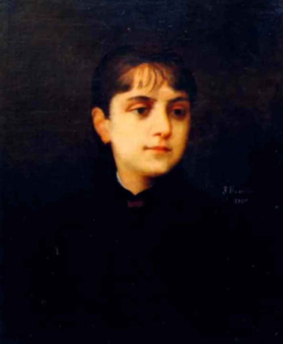 Julia Hasdeu, by Sava Henția, unspecified, 1889