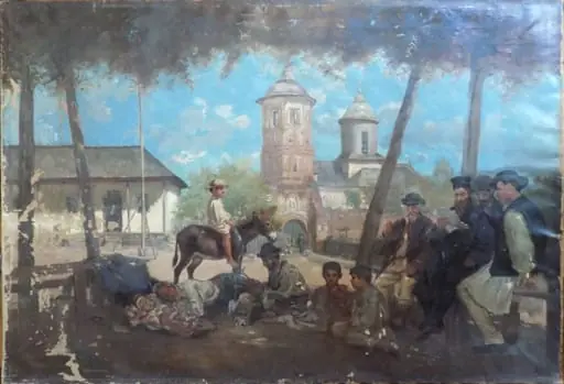 Mânăstirea Brebu, by Sava Henția