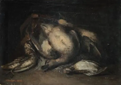 Natură moartă cu vânat, by Sava Henția