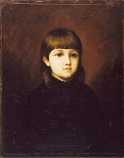 Portret de copil, by Sava Henția