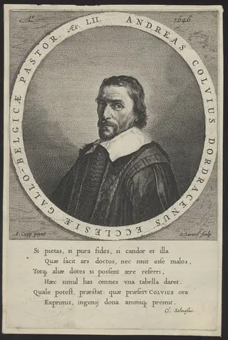 Portrait of Andreas Colvius, Walloon minister in Dordrecht