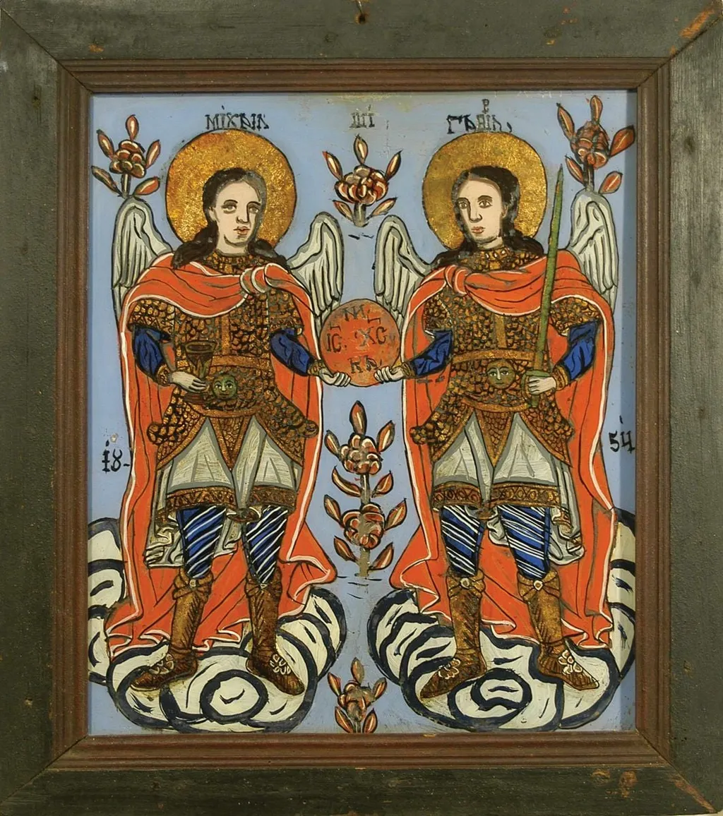 Arhanghelii Mihail și Gavriil, by Savu Zamfir