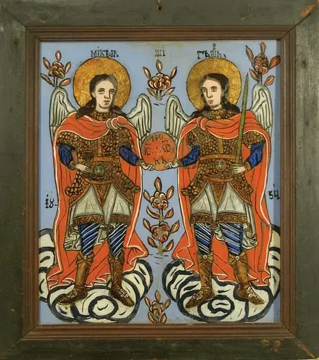 Arhanghelii Mihail și Gavriil, by Savu Zamfir