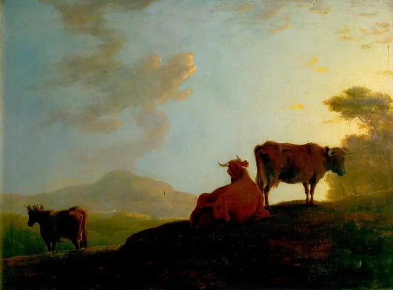 Cows in a Landscape, by Sawrey Gilpin