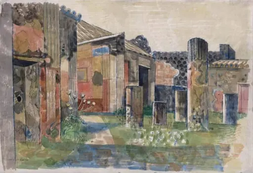 The House of Castor and Pollux, Pompeii, by Scarfe