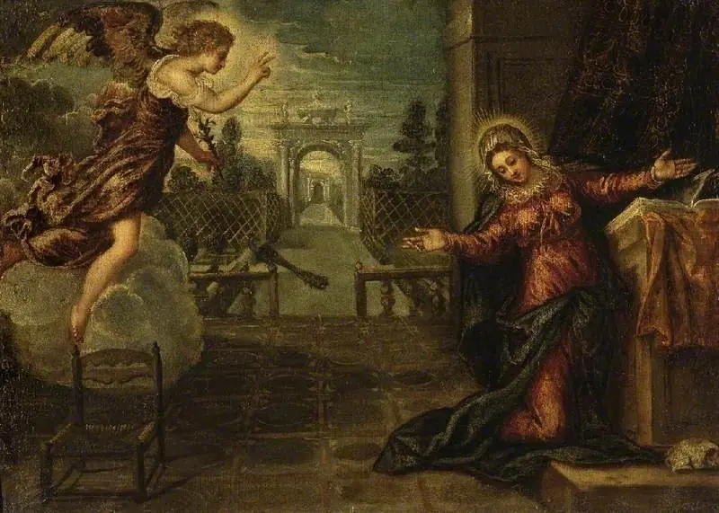 The Annunciation, by Scarsellino