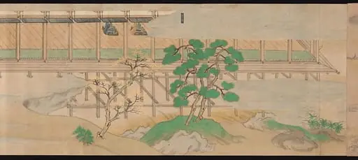 神於寺縁起絵巻断簡|Scene from The Illustrated Legends of Jin’ōji Temple (Jin’ōji engi emaki)