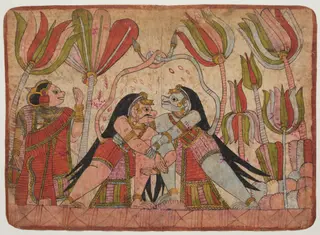 Scene from the Ramayana, 1800