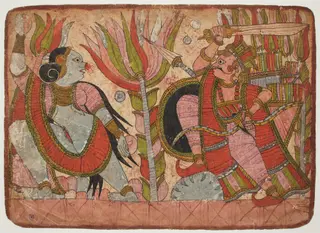 Scene from the Ramayana, 1800