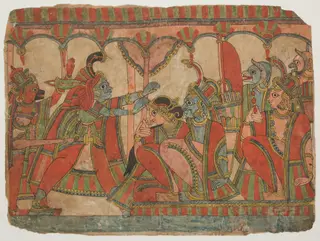 Scene from the Ramayana