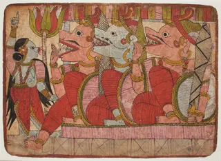 Scene from the Ramayana, 1800