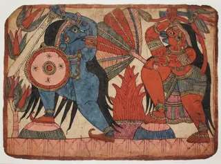 Scene from the Ramayana, 1800
