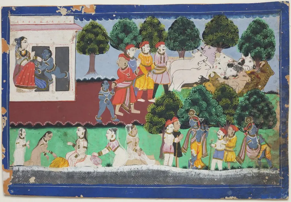 Scenes from Boyhood of Krishna