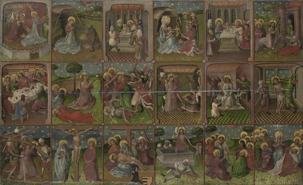 Scenes from the life of Christ, oil, 1435
