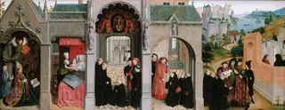 Scenes from the Life of St Bertin, by Simon Marmion