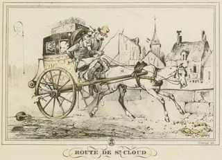 Scenes of Daily Life, Roads and Paths: Road to Saint-Cloud (Scènes de la vie quotidienne, Route et Chemins: Route de Saint-Cloud)