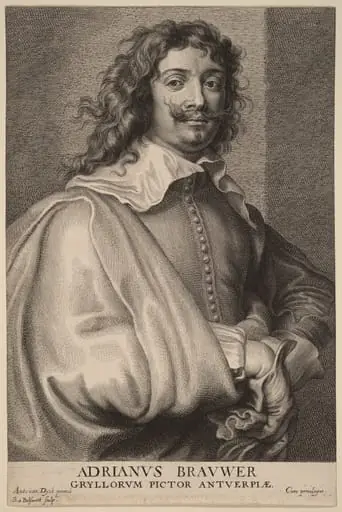 Adriaen Brouwer, by Schelte Adams Bolswert