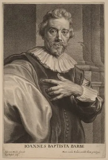 Jan Baptista Barbe, by Schelte Adams Bolswert