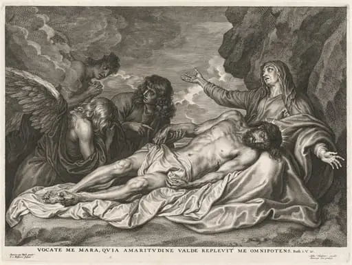 Virgin Supporting the Dead Christ, by Schelte Adams Bolswert
