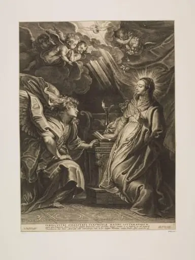 The Annunciation, by Schelte Bolswert