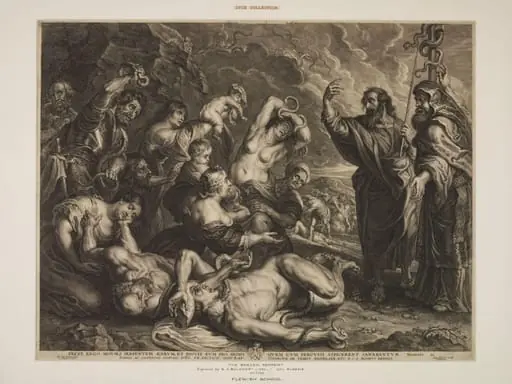 The Brazen Serpent of Moses, by Schelte Bolswert