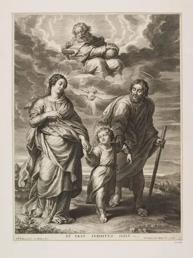 The Return into Egypt, by Schelte Bolswert