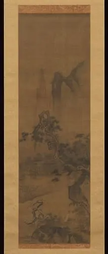 南宋   佚名   賞梅圖   軸|Scholar admiring plum blossoms