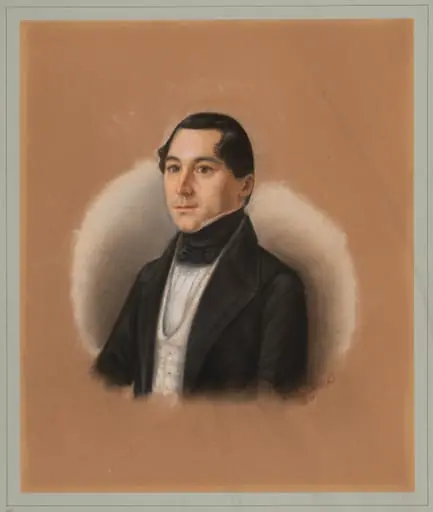 Schubert, Emilie: Portrait of the Husband of Auguste Schubert (attributed), 1841