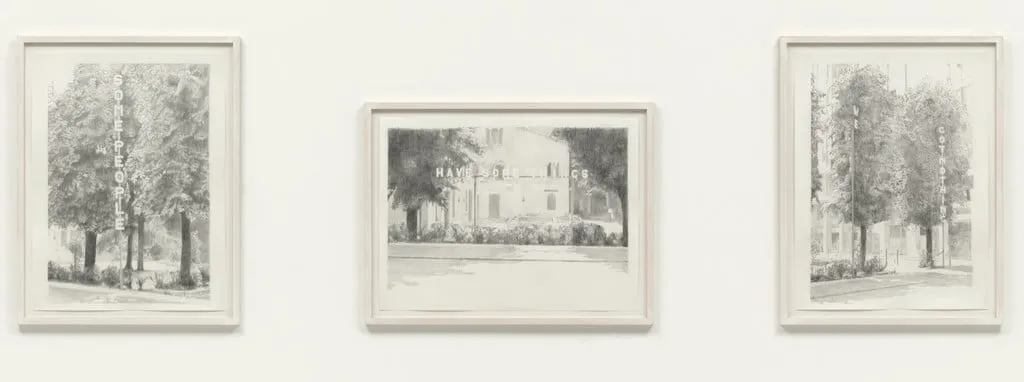 Untitled, by Scott Myles, graphite, 2002