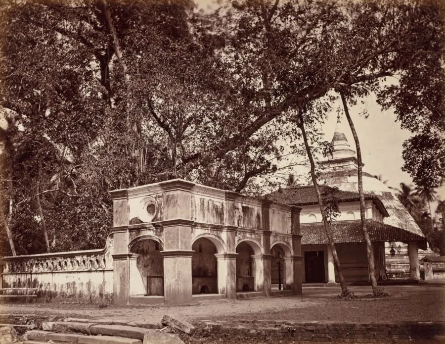 Buddhist Temple, Kalani, by Scowen & Co., 1880