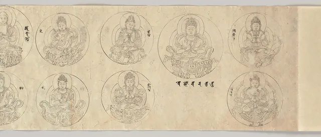 金剛界曼荼羅諸尊図像|Scroll of Deities of the Diamond World Mandala