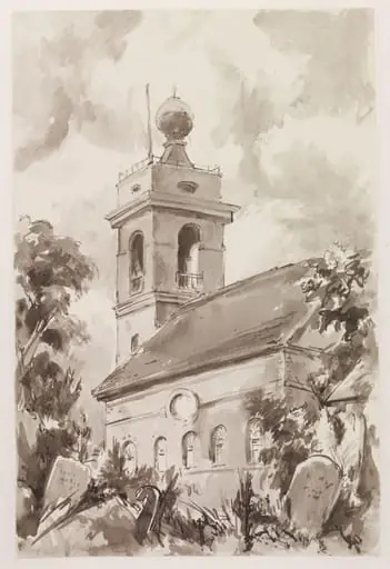 St. Lawrence's Church, West Wycombe, by Seabrooke