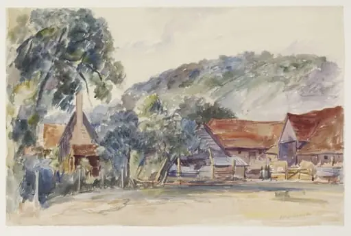 Turville from the Churchyard, by Seabrooke
