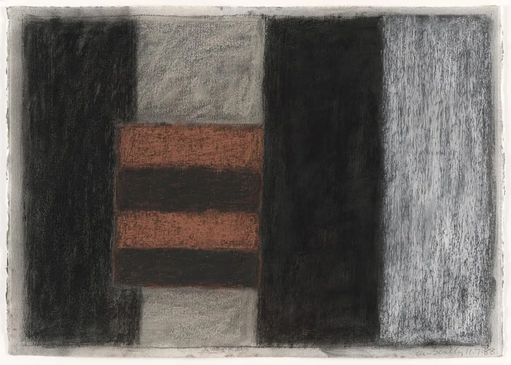 Untitled, by Sean Scully, pastel, 1988