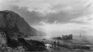 Seashore, Morning, by William Hart