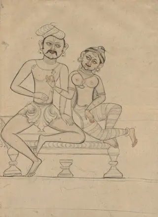 Seated Couple